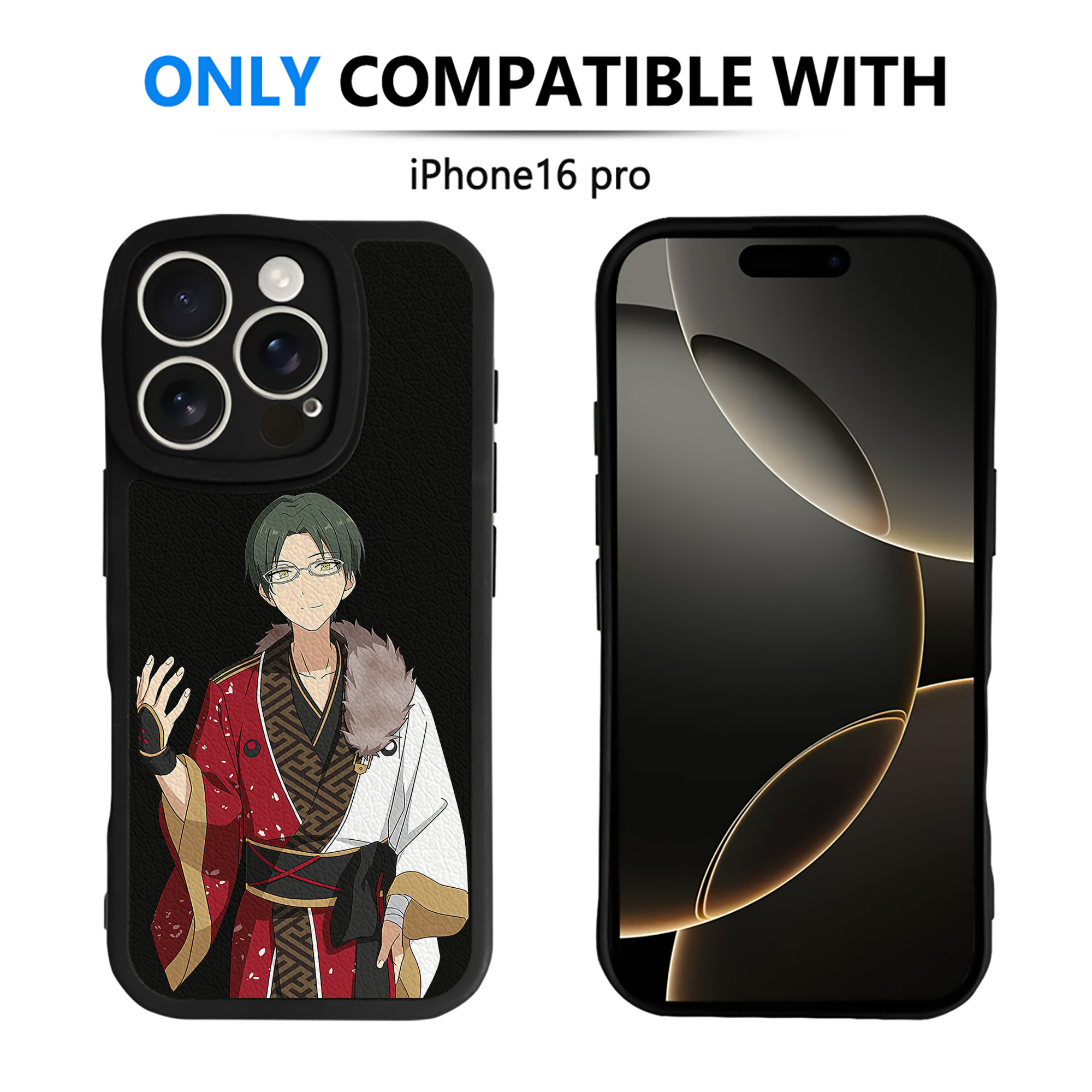 （画像用） あんさんぶるスターズ! Ensemble Stars 【iPhone 16シリーズ対応】シリコンスマホケース（レザー調） 材質：シリコン